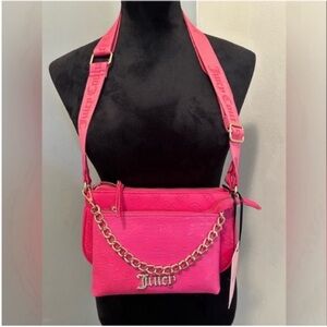 NWT Juicy Couture Crossbody Bag, Hot Pink Flash Bag